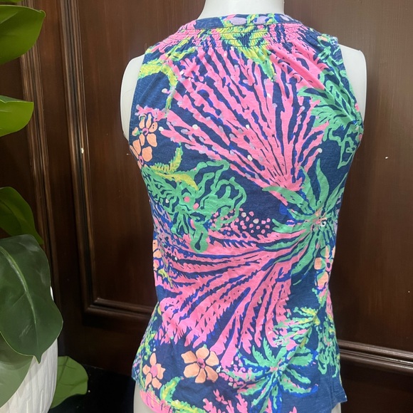 Lilly Pulitzer Vibrant Sleeveless Top Multicolor - Picture 5 of 5